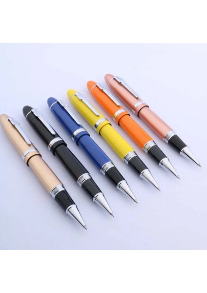 Mavi Stil 1 Adet Lüks Ofis Metal Kalem Mor Yeşil Sarı Kırmızı Mavi Siyah Vidalı Dolum Yazma Roller Tükenmez Kalem (Yurt Dışından) fiyatları