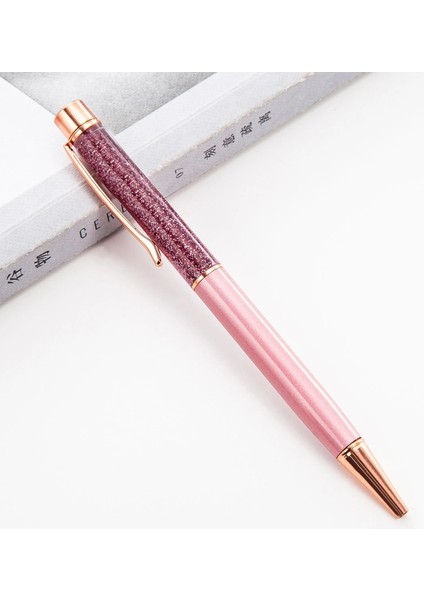 No.13 Tarzı Siyah Ellen Brook Tükenmez Akış Yağı Kristal Düğün Metal Bakır Bataklık Kalem Ofis Okul Tedarik Kırtasiye Gül Altın Kalem (Yurt Dışından)