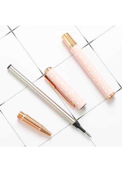 Fenxiantiao Tarzı Siyah 1 Parça Kırtasiye Lytwtw'nin Ofis Okul Malzemeleri Şerit Nokta Lüks Rulo Tükenmez Kalem Metal Rollerball Yüksek (Yurt Dışından) indirimleri