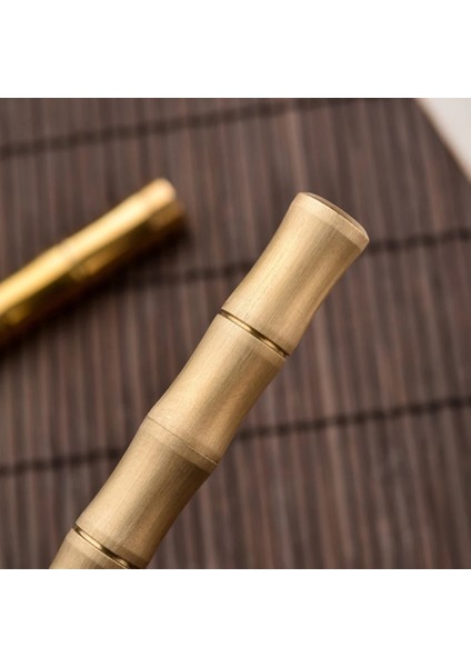 Altın Tarzı Fırçalanmış Ayrılabilir Bambu Roller Kalem Altın ​​mat Altın Metal Kırtasiye Ofis Okul Malzemeleri Yazma (Yurt Dışından) fırsatları