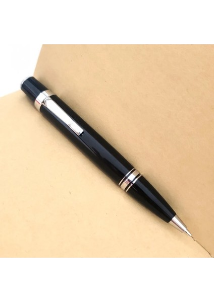 Lüks Mini Tam Metal Kısa Tükenmez Kalem 2 Yedek Ver Siyah ve Mavi Mürekkep Ağır Taşınabilir Defter Roller Kalemler (Yurt Dışından)