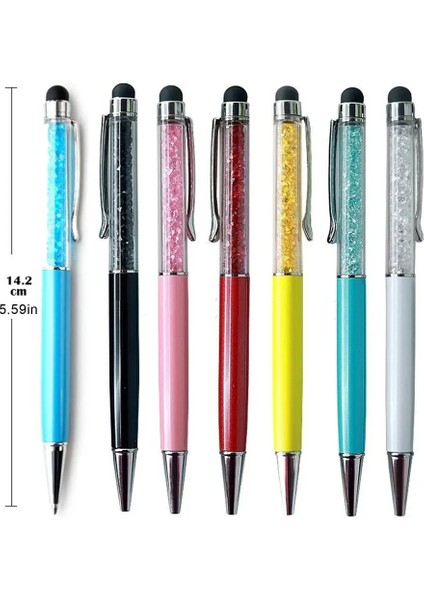 Pembe Tarzı Moda Yaratıcı Tasarım Kristal Tükenmez Kalem Dokunmatik Kalem Stylus Ofis Kırtasiye Ofis ve Okul Okul Malzemeleri Çocuklar Için Hediyeler (Yurt Dışından) fiyatları