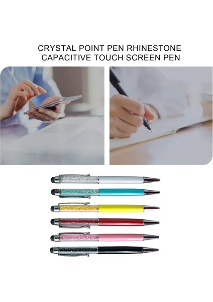 Pembe Tarzı Moda Yaratıcı Tasarım Kristal Tükenmez Kalem Dokunmatik Kalem Stylus Ofis Kırtasiye Ofis ve Okul Okul Malzemeleri Çocuklar Için Hediyeler (Yurt Dışından) modelleri
