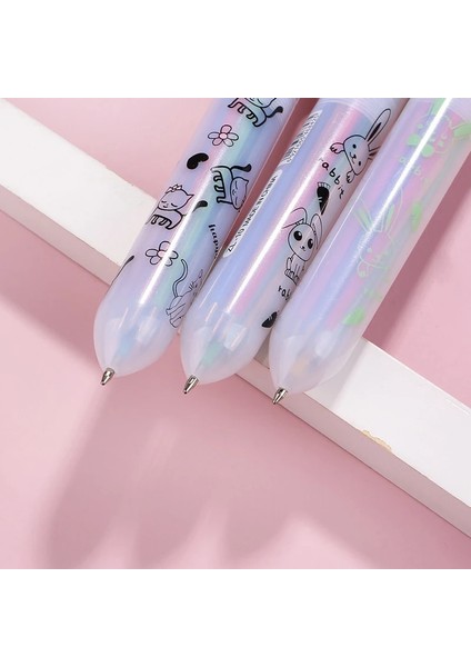 No.2 Tarzı In-1 Çok Renkli Tükenmez Peolors Sevimli Karikatür Geri Çekilebilir Tükenmez Peool Ofis Arzı (Yurt Dışından) indirimleri