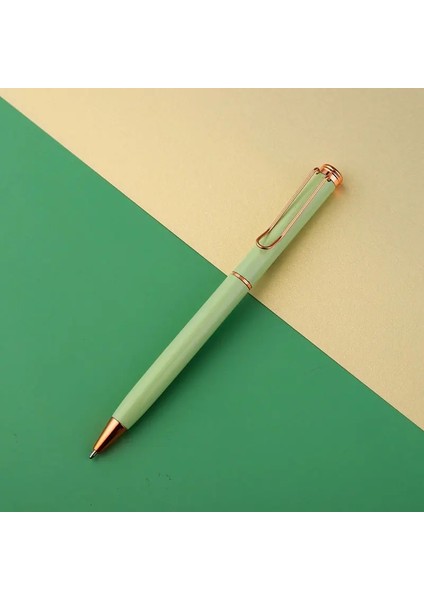 A4 Stili Siyah Lüks Yüksek Li Tükenmez Kalem Metal Reklam Moda Hediyelik Kalem Iş Ofis Malzemeleri Özel Logo Desteği (Yurt Dışından)