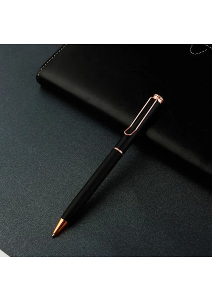 A4 Stili Siyah Lüks Yüksek Li Tükenmez Kalem Metal Reklam Moda Hediyelik Kalem Iş Ofis Malzemeleri Özel Logo Desteği (Yurt Dışından) fiyatları