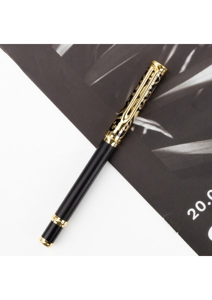 Siyah Stil Yüksek Li Tükenmez Kalem Clatyle Metal Tasarım Kırtasiye Okul Malzemeleri Için Nötr Kalem Iş Imza Ofis Kalem (Yurt Dışından)