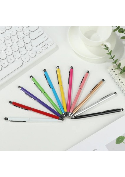 Beyaz Stil Çift Kullanımlı Stylus Cep Telefonu Evrensel Dokunmatik Ekran Kalemi IPhone IPad Kalem Tükenmez Kalem Yazma Malzemeleri Ofis Okul Hediyeleri (Yurt Dışından) modelleri