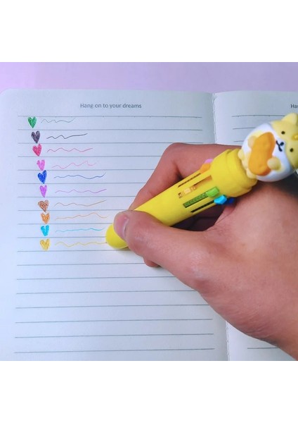 Sarı Stil Rastgele 1 Adet Kawaii Sevimli 10 Çok Renkli Kalemler Renkli Dolum Hayvan Karikatür Tükenmez Peool Ofis Tedarik Kırtasiye (Yurt Dışından) fırsatları