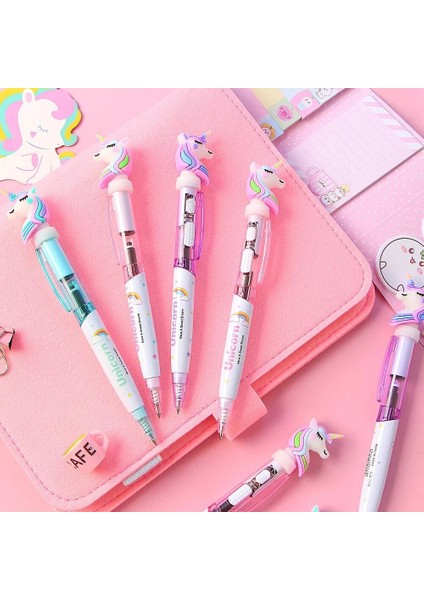 Bebek Pembe Tarzı Yaratıcı Karikatür Unicorn Işık Kawaii Sevimli Parlayan Tükenmez LED Kalem Öğrenci Kırtasiye Yazma Aracı Okul Malzemeleri (Yurt Dışından) indirimleri
