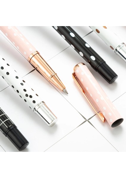 Heibai Tarzı Siyah 1 Parça Kırtasiye Lytwtw'nin Ofis Okul Malzemeleri Şerit Nokta Lüks Rulo Tükenmez Kalem Metal Rollerball Yüksek (Yurt Dışından) fırsatları