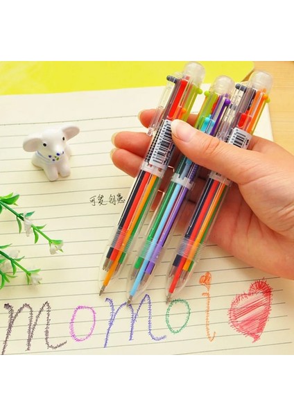 326-1 Adet Tarzı Artoon Gökkuşağı Renkli Tükenmez Kalem Yaratıcı Tükenmez Kalem Kawaii Büyülü Kalem Moda Okul Ofis Yazma Malzemeleri (Yurt Dışından) fiyatları