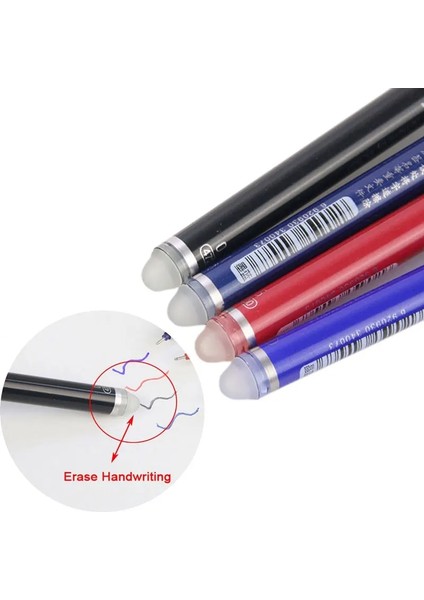 20 Adet Mor Tarzı Pcsset Silinebilir Kalem Yıkanabilir Kolu Blueblackred Kalemler Ofis Malzemeleri Için Dolum Çubuğu Öğrenci Sınavı Yedek (Yurt Dışından)