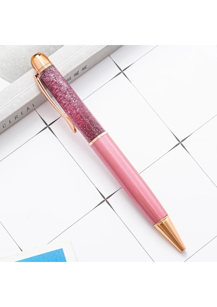 Bir Stil Siyah 1 Parça Tükenmez Kalem Okul Tedarik Kırtasiye Ofis Metal Bataklık Kristal G Lüks Yüksek Li Hemşire Gül Altın (Yurt Dışından)