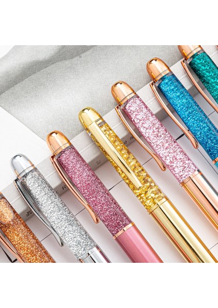 Bir Stil Siyah 1 Parça Tükenmez Kalem Okul Tedarik Kırtasiye Ofis Metal Bataklık Kristal G Lüks Yüksek Li Hemşire Gül Altın (Yurt Dışından) modelleri