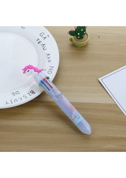 A27 Stili Çok Renkli Karikatür Hayvan 10 Renkli Kalem Değiştirilebilir Renkli Tükenmez Kalem Ofis Kalemi Öğrenci Yazma Kalemi Çocuk Okul Malzemeleri Ödüller Kalem (Yurt Dışından)