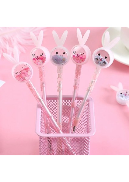 Şeker Pembe Tarzı Kawaii Sevimli Hayvan Karikatür Tükenmez Peolors Okul Ofis Tedarik Kırtasiye Jel Kalemler Öğrenci Çocuklar Sınıf Için (Yurt Dışından)