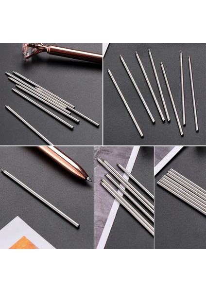 Siyah Stil Yeni Rystal Elmas Kafa Dolum Tükenmez Kalem Dolum 68 mm Nötr Dolum Yerçekimi Kalem Çeşitli Türleri Çok Işlevli Dolum (Yurt Dışından) indirimleri