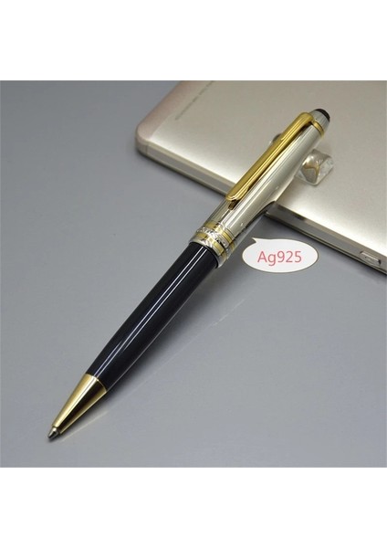 Stil 2 Stil Siyah Yüksek Li 163 Tükenmez Kalem Makaralı Tükenmez Kalem Klasik Ofis Kırtasiye Lüks Noel Hediyesi Için MB Kalem (Yurt Dışından)