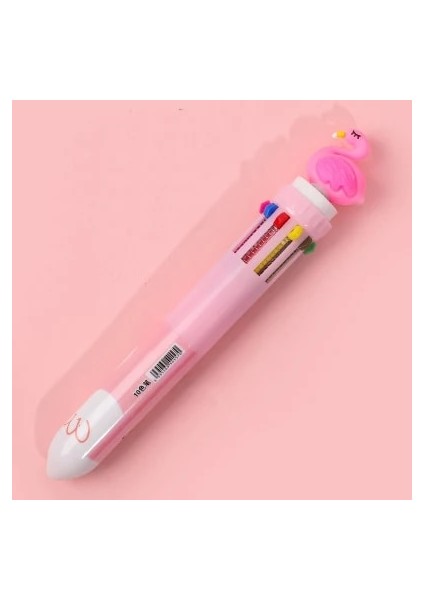 Pembe Kuş Tarzı Zoecor 10COLORS Kawaii Tükenmez Kalem Çok Renkli Sevimli Jel Kalemler Unicorn Okul Öğrenci Çocuklar Iş Ofis Kırtasiye Malzemeleri (Yurt Dışından)