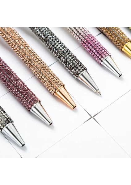 D Stili Ellen Brook Tükenmez Kalem Lüks Yapay Elmas Sevimli Düğün Gül Altın Metal Kırtasiye Okul Ofis Tedarik Yüksek Li Kalemler (Yurt Dışından) fırsatları