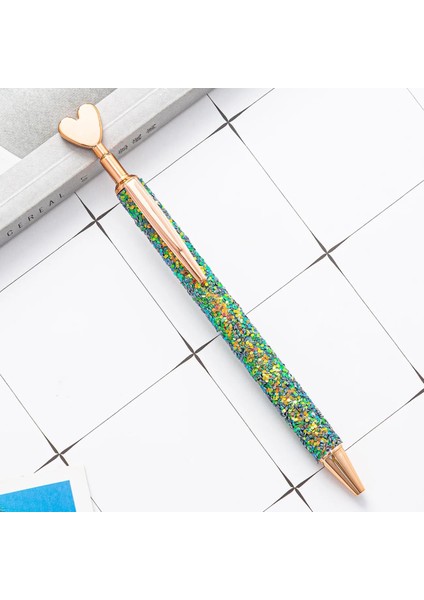 B Tarzı 1 Parça Lytwtw'nin Rulo Tükenmez Kalem Lüks Sevimli Kalp Düğün Gül Altın Metal Kırtasiye Okul Ofis Tedarik G Kalemler (Yurt Dışından)