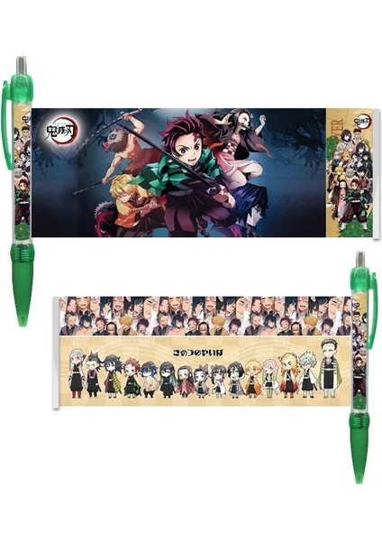 No.1 Tarzı Yeni Anime Demon Slayer Kimetsu No Yaiba Rengoku Kyoujurou Sevimli Mekanik Kalem Siyah Mürekkep Tükenmez Kalem Otomatik Kalem Yenilik Kalem (Yurt Dışından)
