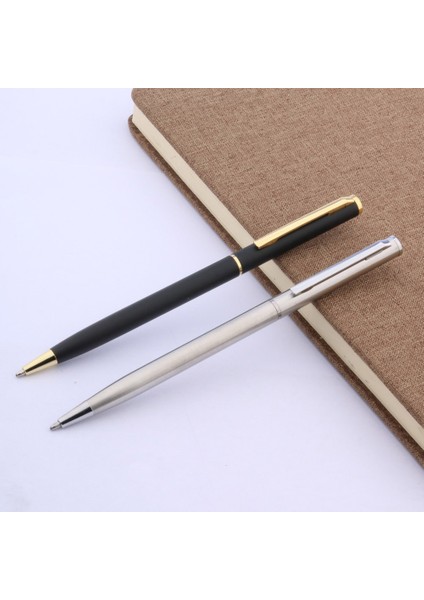 Mat Siyah Stil Lüks Yüksek Li Mat Siyah Öğrenci Kalemi Paslanmaz Altın Dalga Gravür Teknolojisi Tükenmez Kalem Ofis Malzemeleri (Yurt Dışından) fiyatları