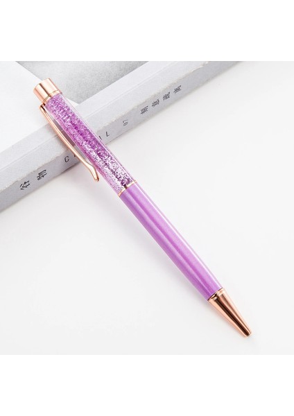 No.9 Tarzı Siyah Ellen Brook Tükenmez Akış Yağı Kristal Düğün Metal Bakır Bataklık Kalem Ofis Okul Tedarik Kırtasiye Gül Altın Kalem (Yurt Dışından)