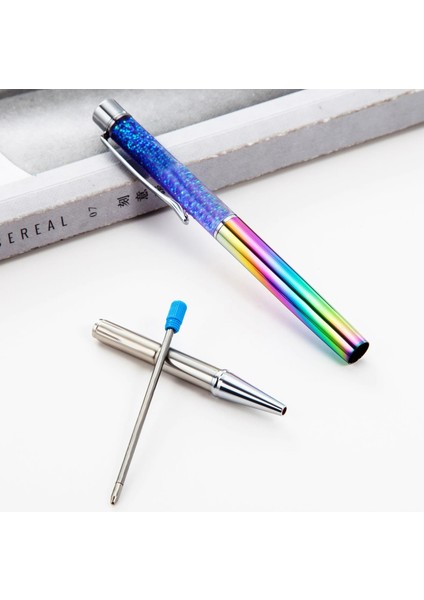 No.9 Tarzı Siyah Ellen Brook Tükenmez Akış Yağı Kristal Düğün Metal Bakır Bataklık Kalem Ofis Okul Tedarik Kırtasiye Gül Altın Kalem (Yurt Dışından) indirimleri