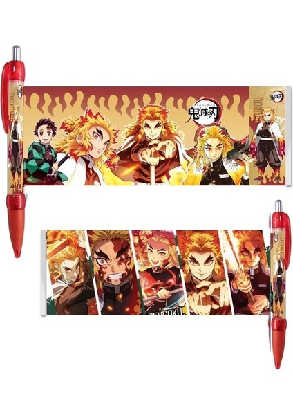 H Tarzı Anime Demon Slayer Kimetsu No Yaiba Sevimli Desen Jel Kalem Kawaii Siyah Mürekkep Mekanik Tükenmez Kalem Okul Ofisi Kanawo Mitsuri (Yurt Dışından)