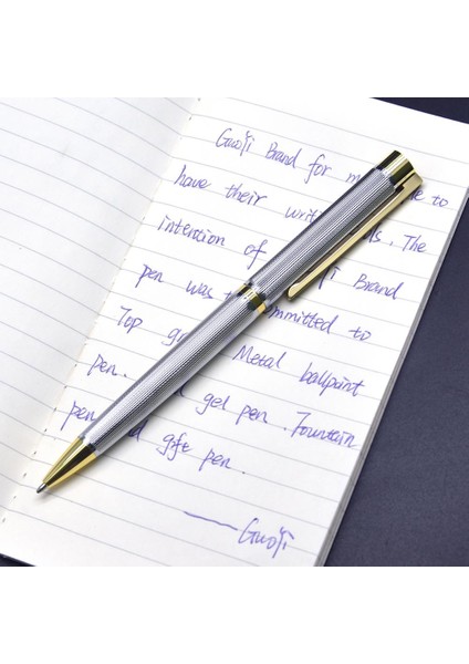 Altın Kutu-Siyah Mürekkep Stili Guoyi Z090 Çelik Tükenmez Lüks Iş Examen Metal High-End Hediyeler Kitle Özelleştirme Logo Imza Kalem (Yurt Dışından) modelleri