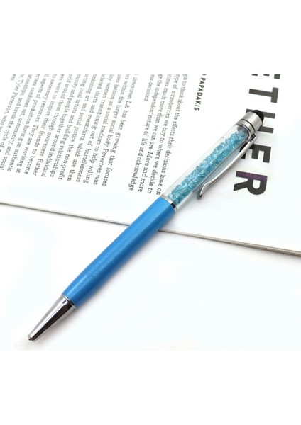 N Tarzı 1@# Yüksek Li Rystal Tükenmez Kalem Çok Işlevli Dokunmatik Jel Kalem Rulo Tükenmez Kalem Kırtasiye Tükenmez Kalem (Yurt Dışından)