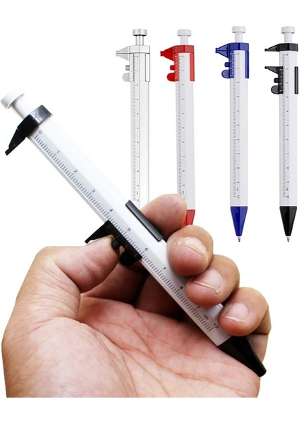Siyah Stil Reative Kırtasiye Tükenmez Kalem Imleç Kaliper Ölçekli Cetvel Çok Işlevli Tükenmez Kalem Okul Ofis Malzemeleri Promosyonlar Hediyeler (Yurt Dışından) fiyatları