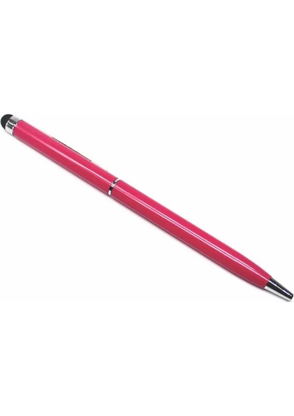 No.2 Tarzı Gül Kırmızı Tükenmez Kalem Özgünlük Metal Dokunmatik Kalem Dokunmatik Ekran Stylus Tablet Akıllı Telefon Kapasitör Stylus Siyah Mürekkep Dolum (Yurt Dışından)