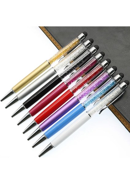 H Stili 1@# Yüksek Li Rystal Tükenmez Kalem Çok Işlevli Dokunmatik Jel Kalem Rulo Tükenmez Kalem Kırtasiye Tükenmez Kalem (Yurt Dışından) fırsatları