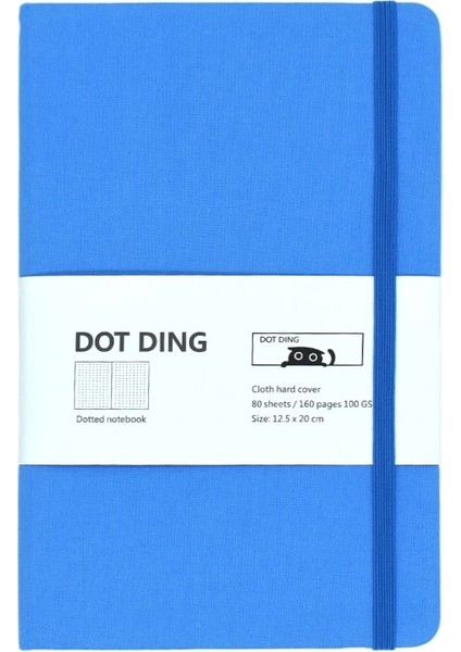 Gök Mavisi Tarzı A5 Bullet Noktalı Dergi Planlayıcı Ciltli Defter 100 Gsm Yaş Günlüğü Ofis ve Okul Not Defteri Malzemeleri Kırtasiye (Yurt Dışından)