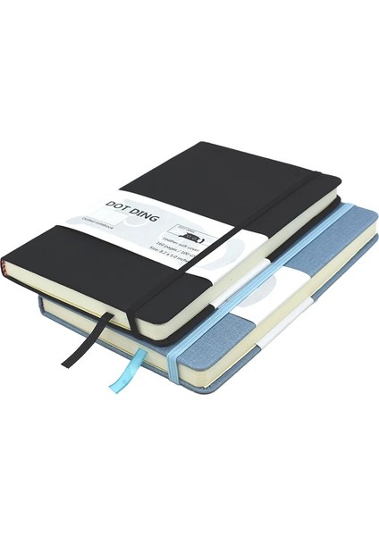 Gök Mavisi Tarzı A5 Bullet Noktalı Dergi Planlayıcı Ciltli Defter 100 Gsm Yaş Günlüğü Ofis ve Okul Not Defteri Malzemeleri Kırtasiye (Yurt Dışından)