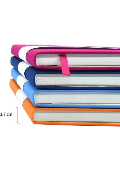 Gök Mavisi Tarzı A5 Bullet Noktalı Dergi Planlayıcı Ciltli Defter 100 Gsm Yaş Günlüğü Ofis ve Okul Not Defteri Malzemeleri Kırtasiye (Yurt Dışından)