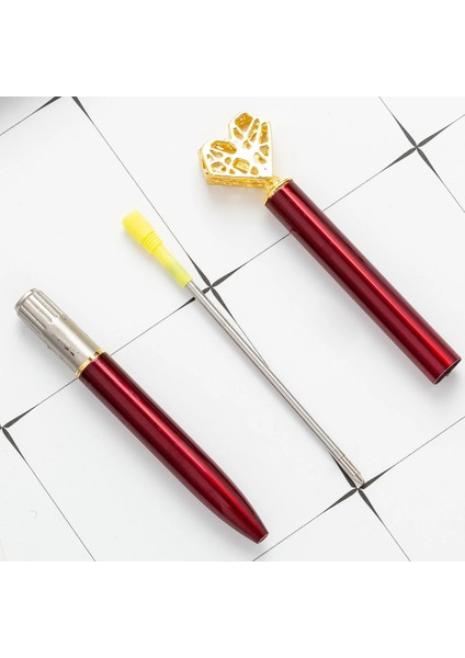 No.4 Tarzı Kawaii Modası Metal Tükenmez Okul Ofis Aksesuarları Kalem Gül Altın Kalp Fineliner Kırtasiye Yazmak Için Sevimli Kalemler (Yurt Dışından) indirimleri