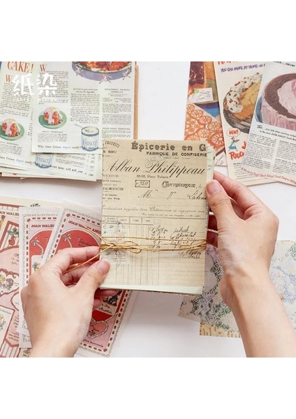Tiandianshipu Tarzı 50 Yaprak Bloknotlar Yapışkan Notlar Zaman Dükkanı Taze Retro Kağıt Günlüğü Scrapbooking Çıkartmalar Önemsiz Dergisi Okul Kırtasiye Not Defteri (Yurt Dışından)