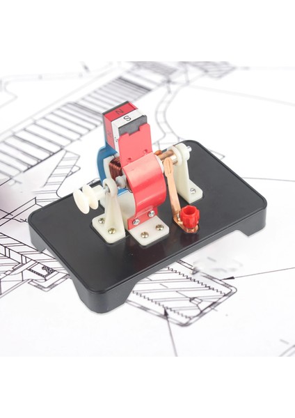 Daimi Mıknatıs Dc Küçük Motor Modeli Sökme Telleri ile Fizik Deney Enstrümanı Fiziksel Elektrik Motoru Çalışması (Yurt Dışından)