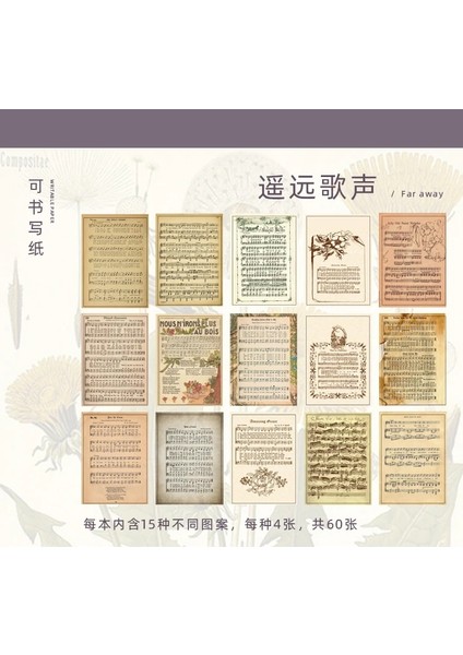 Yaoyuangesheng Tarzı 60 Sayfalık Bloknotlar Yapışkan Notlar Zaman Yolculuğu Retro Kağıt Günlüğü Scrapbooking Çıkartmalar Önemsiz Dergisi Okul Kırtasiye Not Defteri (Yurt Dışından)