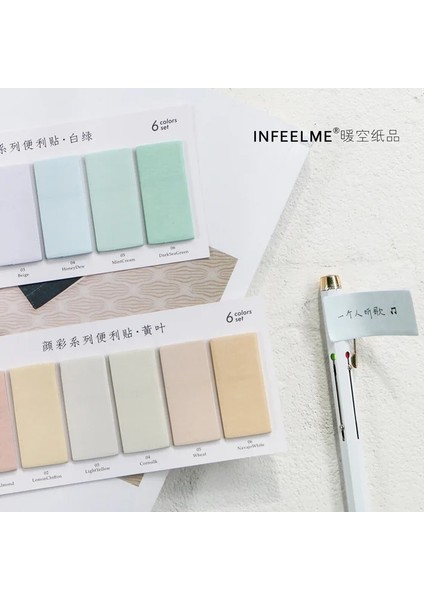 E Stili 6 Renk Set Sevimli Yenilik Yapışkan Notlar Bloknot Dizin Etiket Imi Sayfa Bayrak Sticker Okul Ofis Kırtasiye Malzemeleri (Yurt Dışından) modelleri