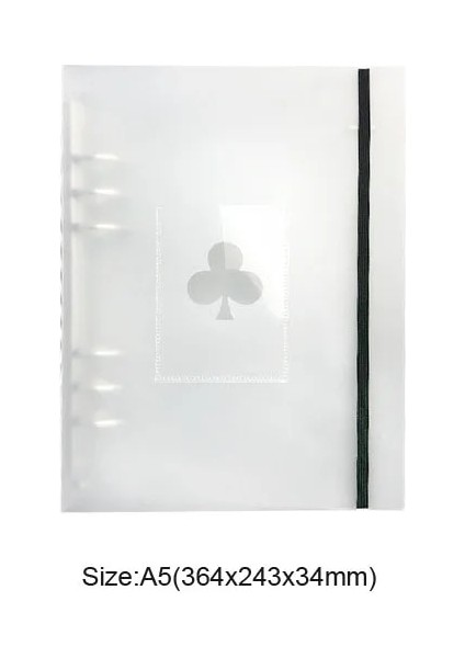 A5 Bağlayıcı Kapak D Stili A5 Skysonıc A5 Bağlayıcı Depolama Kitap Deco Toplamak Cep 6 Delik Dosya Dergisi Defter Gündem Planlayıcısı Mermi Kapak Okul Kırtasiye (Yurt Dışından)