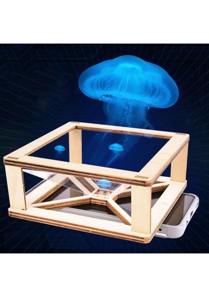 3D Hologram Stand Uygulamalı Yetenek Beyin Gelişimi 3D Hologramrojeksiyon Fiziği Çocuklar Için Eğlenceli Bilimsel Deney (Yurt Dışından)