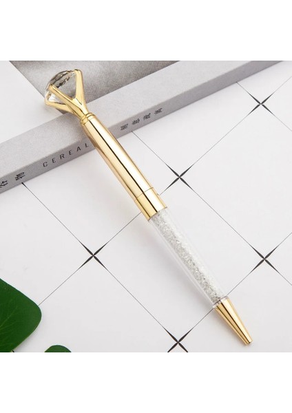 Diandujin Tarzı Kawaii Kristal Tükenmez Kalemler Ballpen Renk Kız Okul Kırtasiye Ofis Malzemeleri Için 19 Karat Büyük Elmas Tükenmez Kalemler Kalemler (Yurt Dışından)