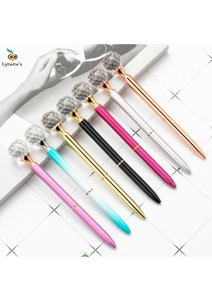 L Tarzı Siyah 1 Parça Lytwtw'nin Rulo Tükenmez Kalem Okul Ofis Tedarik Düğün Kırtasiye Kristal Elmas Metal Gül Altın Lüks G (Yurt Dışından) fiyatları