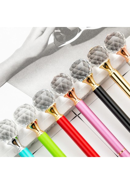 L Tarzı Siyah 1 Parça Lytwtw'nin Rulo Tükenmez Kalem Okul Ofis Tedarik Düğün Kırtasiye Kristal Elmas Metal Gül Altın Lüks G (Yurt Dışından) modelleri