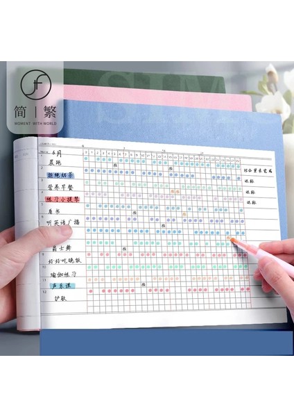 Kumral Tarzı Öğrenci Giriş Planlayıcısı Not Defteri Zaman Yönetimi Görev Listesi Günlük Okul Defterleri Takvim Çalışma Kırtasiye Ofis Haftalık Plan (Yurt Dışından) fiyatları